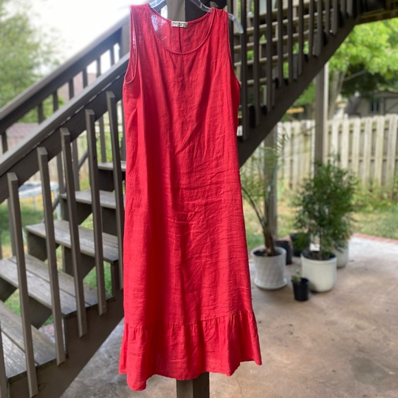 Terzo millennio made in tally linen red - Picture 5 of 9